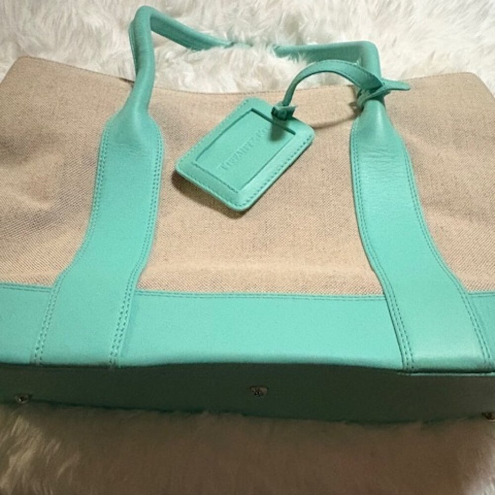 Tiffany & Co Canvas/Leather Tote